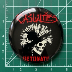 Casualties, The Casualties Motiv 3 Anstecker mit Sicherheitsnadel Ø 25mm