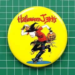 Halloween Jerks Circle Jerks-Parodie Motiv 1 Anstecker mit Sicherheitsnadel Ø 38 mm