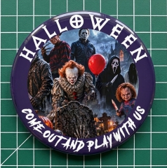 Halloween Come Out And Play With Us Motiv 1 Anstecker mit Sicherheitsnadel Ø 25 mm