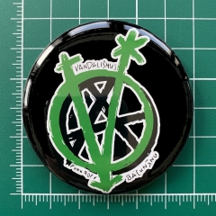 Vandalismus Motiv 1 Anstecker mit Sicherheitsnadel Ø 25 mm