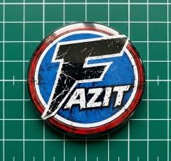 Fazit Motiv 1 Anstecker mit Sicherheitsnadel Ø 25 mm