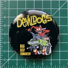 Devil Dogs Motiv 9 Anstecker mit Sicherheitsnadel Ø 25 mm