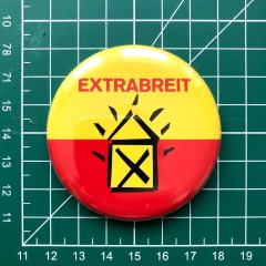 Extrabreit Motiv 7 Anstecker mit Sicherheitsnadel Ø 25 mm