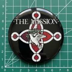 Mission, The Mission Motiv 1 Anstecker mit Sicherheitsnadel Ø 25 mm