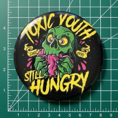 Toxic Youth Motiv 1 Anstecker mit Sicherheitsnadel Ø 25 mm