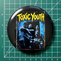 Toxic Youth Motiv 3 Anstecker mit Sicherheitsnadel Ø 25 mm