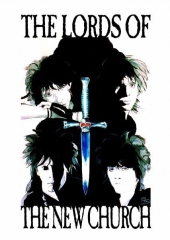 Lords Of The New Church, The Motiv 4 Anstecker mit Sicherheitsnadel Ø 25mm